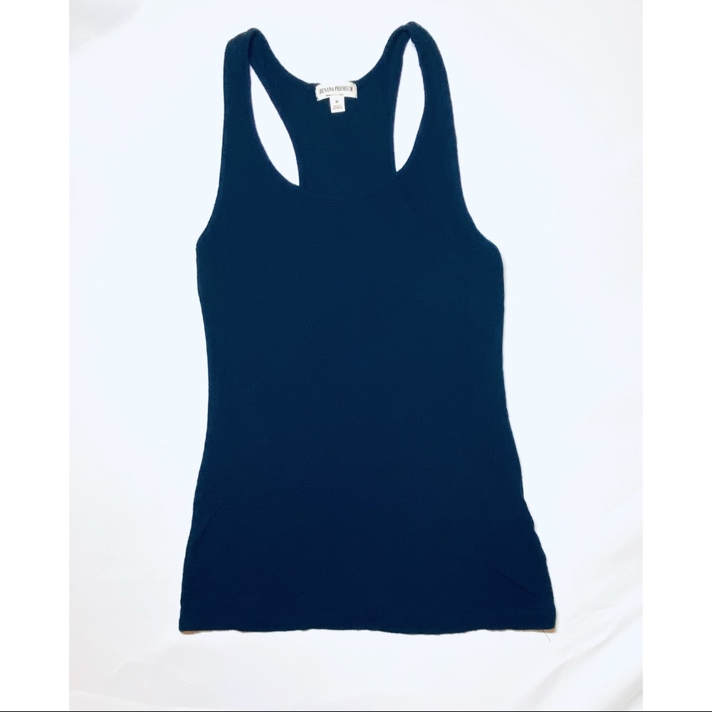 Zenana Premium Navy Blue Razorback Tank